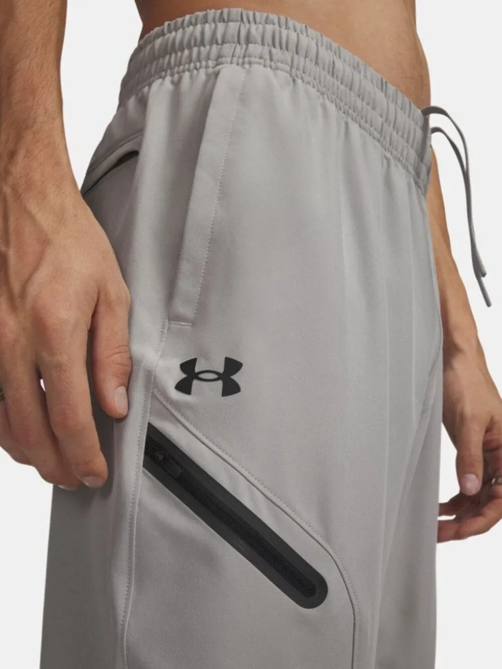 ​UA Unstoppable Men's Joggers Men's Size 2XLT Titanium Gray Tapered Pants NWT